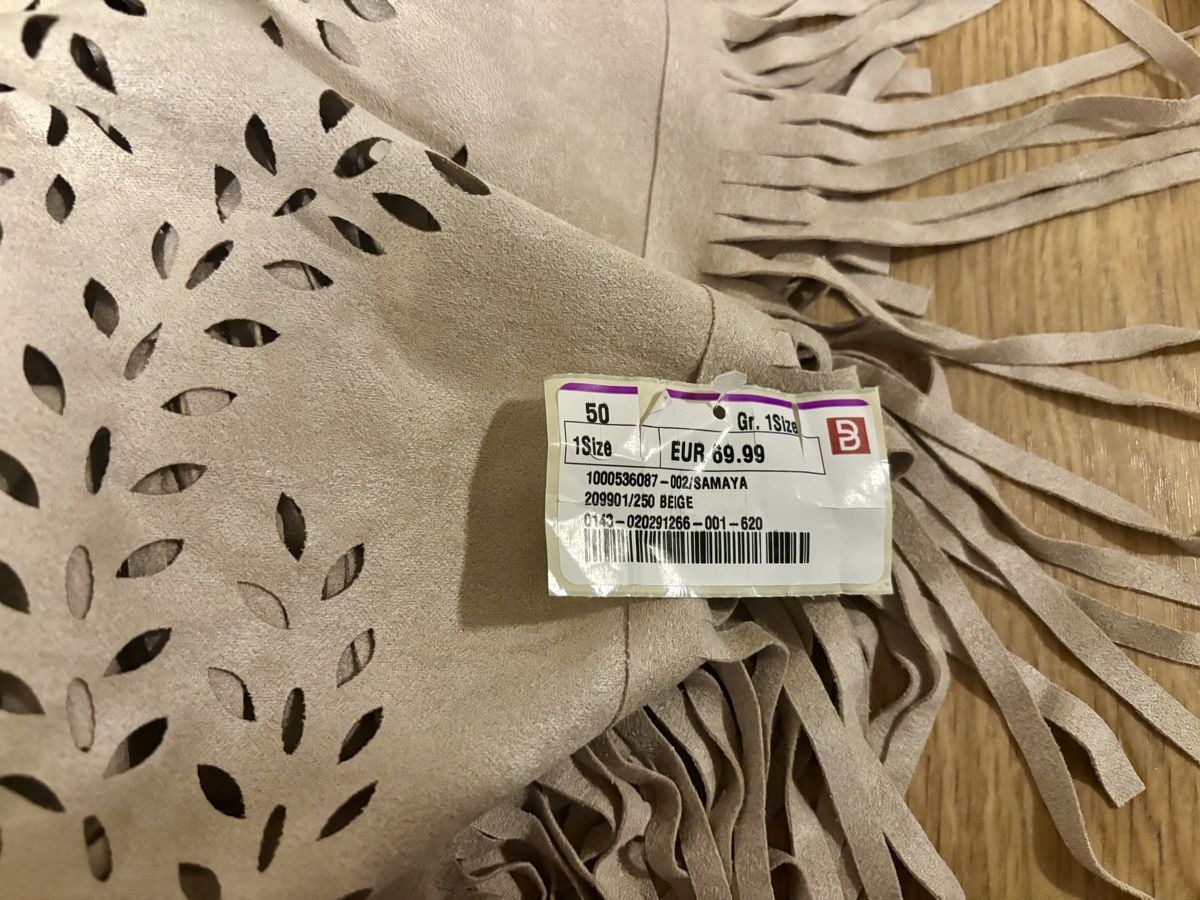 Sonstige Damenmode: SAMAYA Poncho Fransen Neu! – Neu und originalverpackt aus Baden von Tiffany6878 8