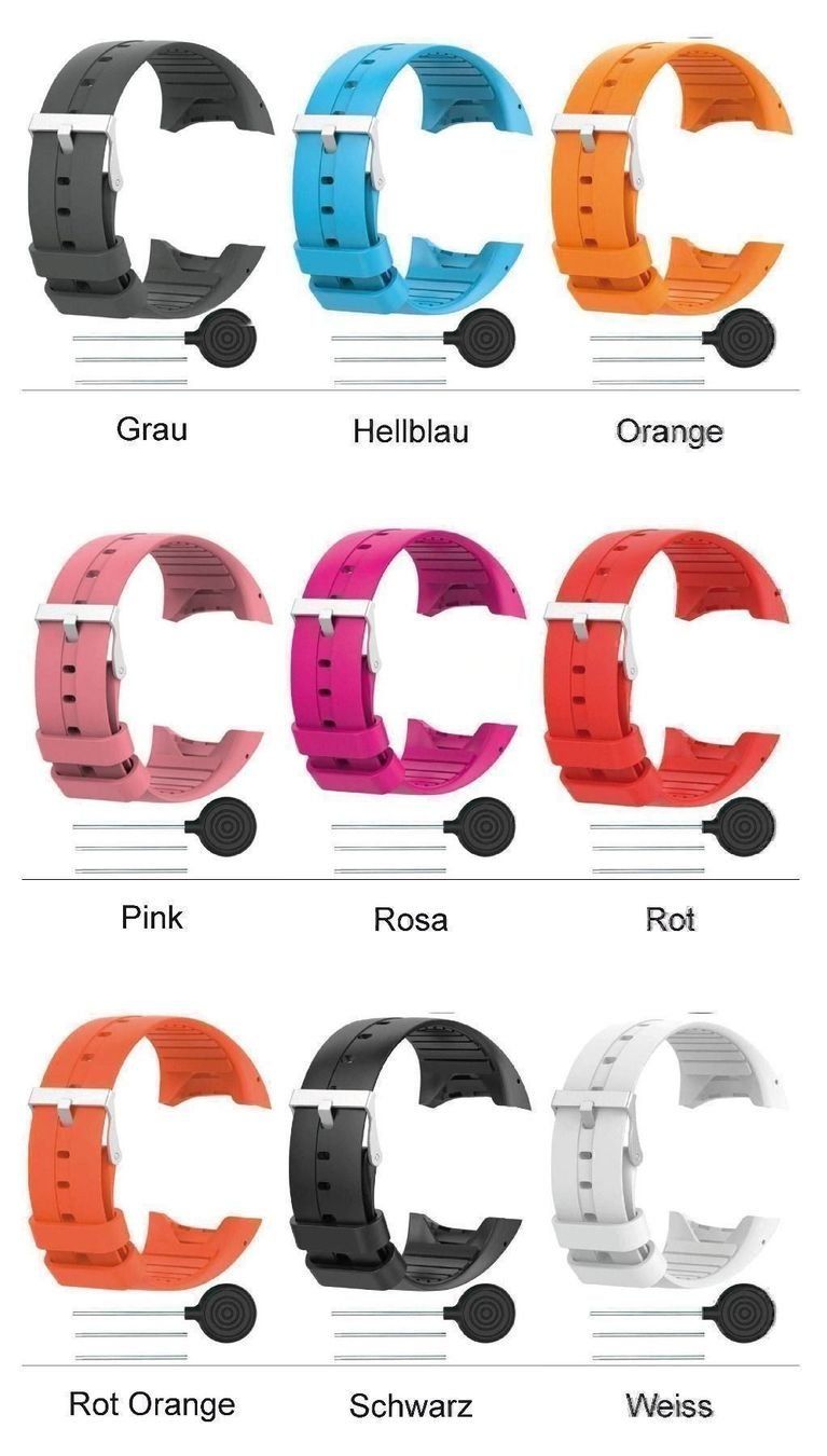 Polar M400 M430 Ersatz Armband schwarz (Neu und originalverpackt