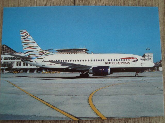 Cartoline postali: British Airways B737-5L9 G-MSKC – Nuovo e nell'imballaggio originale da Thun venduto da Abigboss