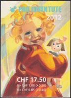 2012: Pro Juventute 61 (Markenheft): postfrisch ** Kat: 45.-