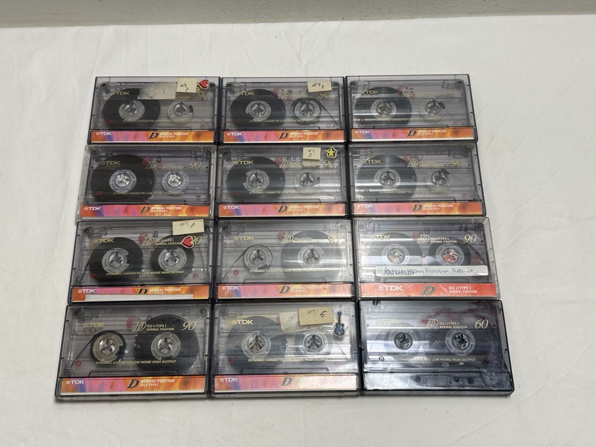 Kompaktkassetten: Cassettes audio TDK divers – Gebraucht aus Geneve von Fil1997