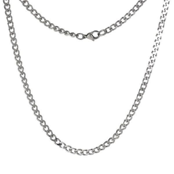 Catenine: Hübsche Chromstahlkette 460mm lang – Nuovo (secondo la descrizione) da Schwanden GL venduto da UHRKNALL 2