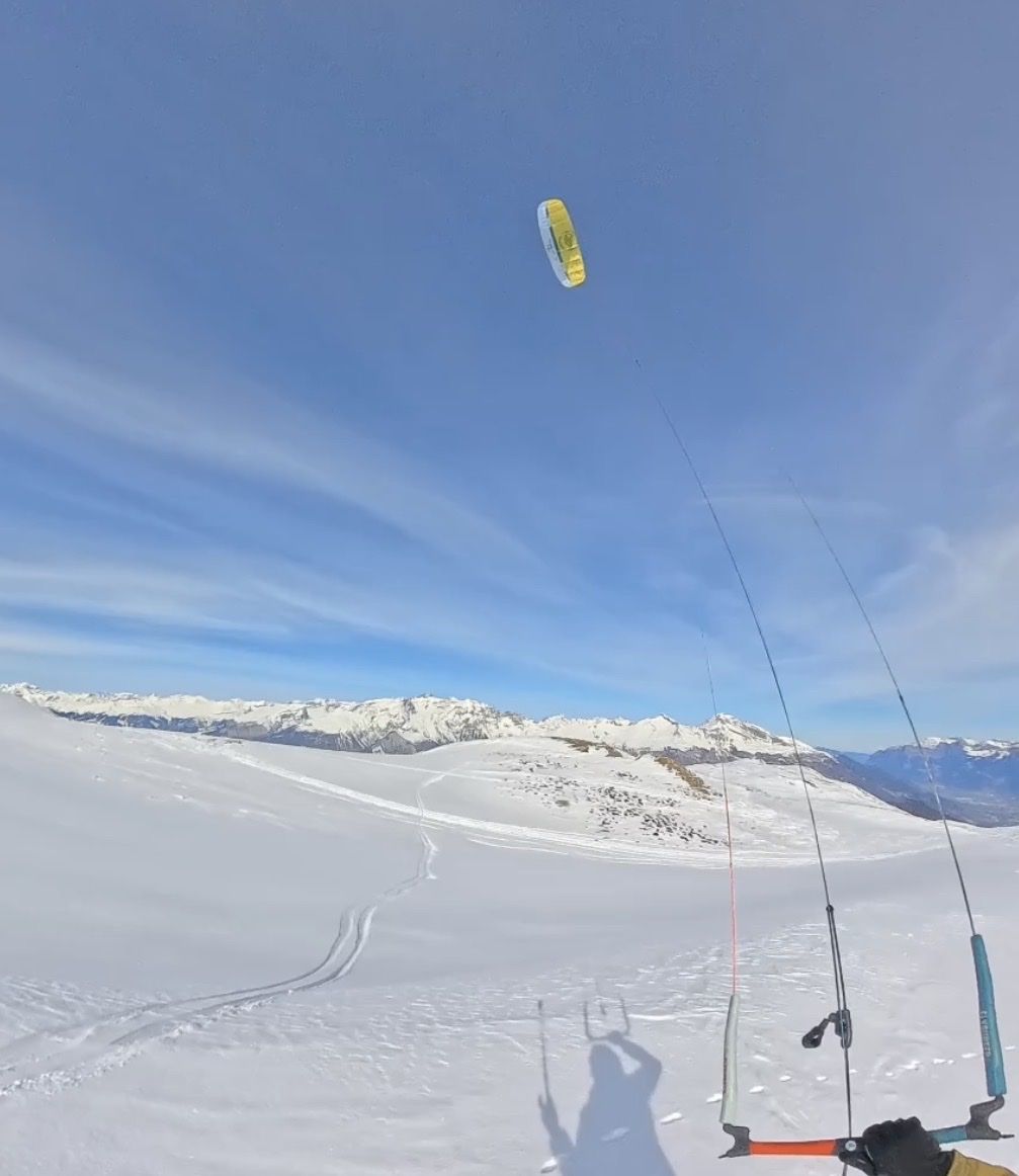 Flysurfer Kite: Flysurfer Peak 6m Snowkite inkl. Bar – Gebraucht aus Mühlehorn von Vankaa