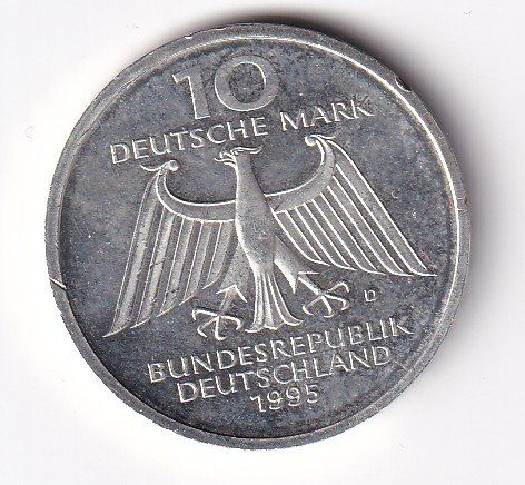 Tutti le monete: Deutschland 10 DM 1995 D ss-vorz – Usato da Neuchâtel venduto da karlpierrino 1