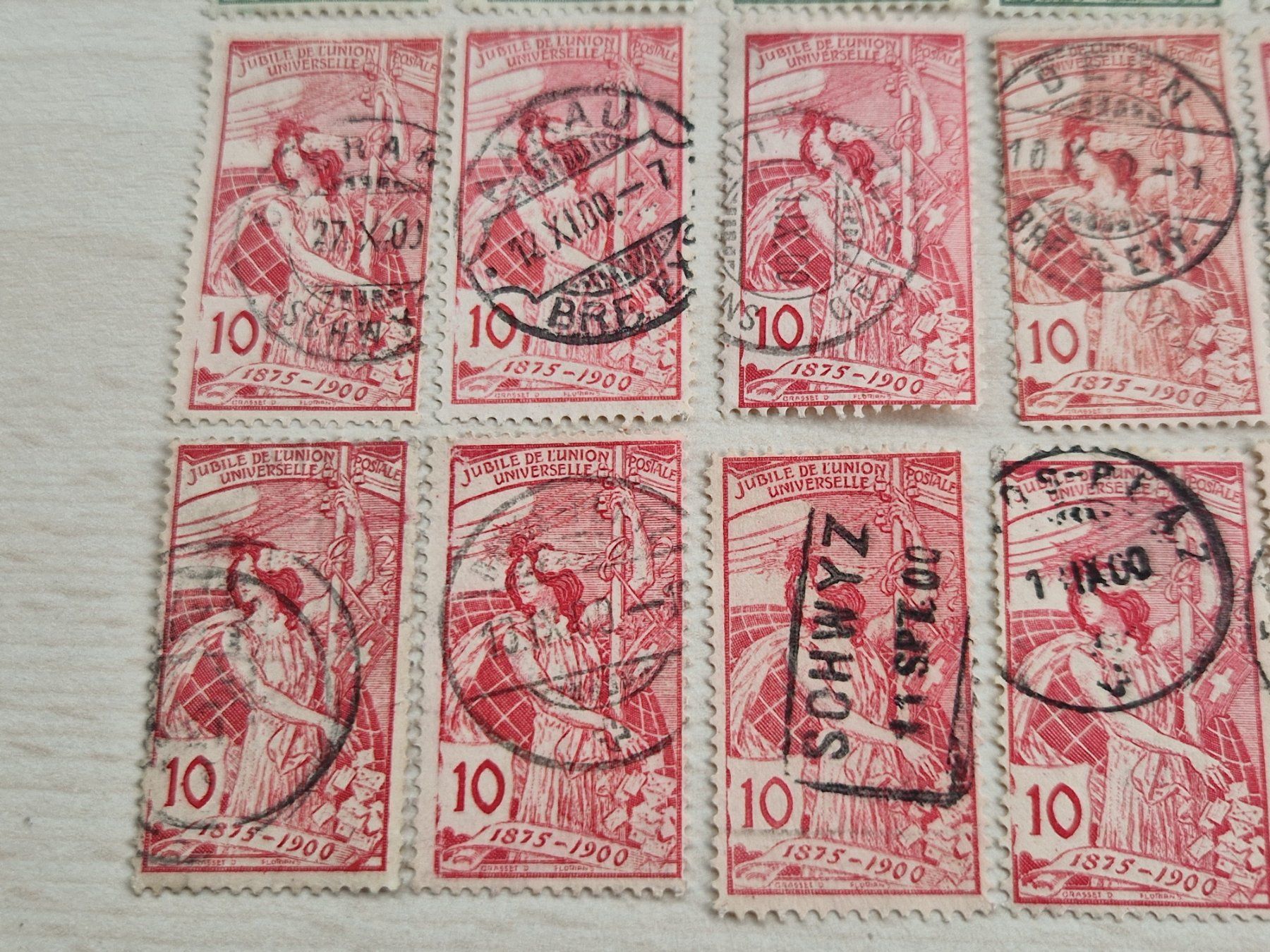Tous les timbres: UPU Lot, ab 1.- – D'occasion à Burgdorf par Glossy01 4