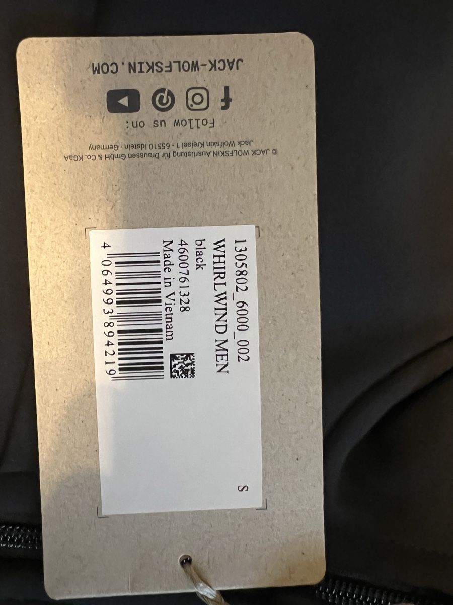 Jack Wolfskin Giacche: Jack Wolfskin Whirlwind Men Softshelljacke Herren Gr.S – Nuovo e nell'imballaggio originale da Thun venduto da sansan01 4