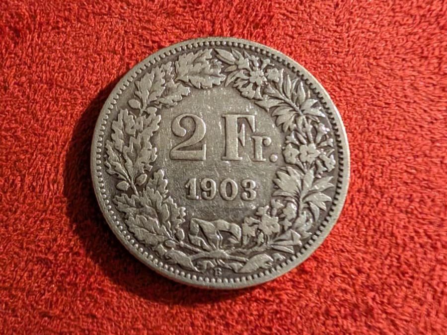 Tutti le monete: Schweizer Silbermünze 2 Franken 1903 – Usato da Oberbüren venduto da Kickflip95
