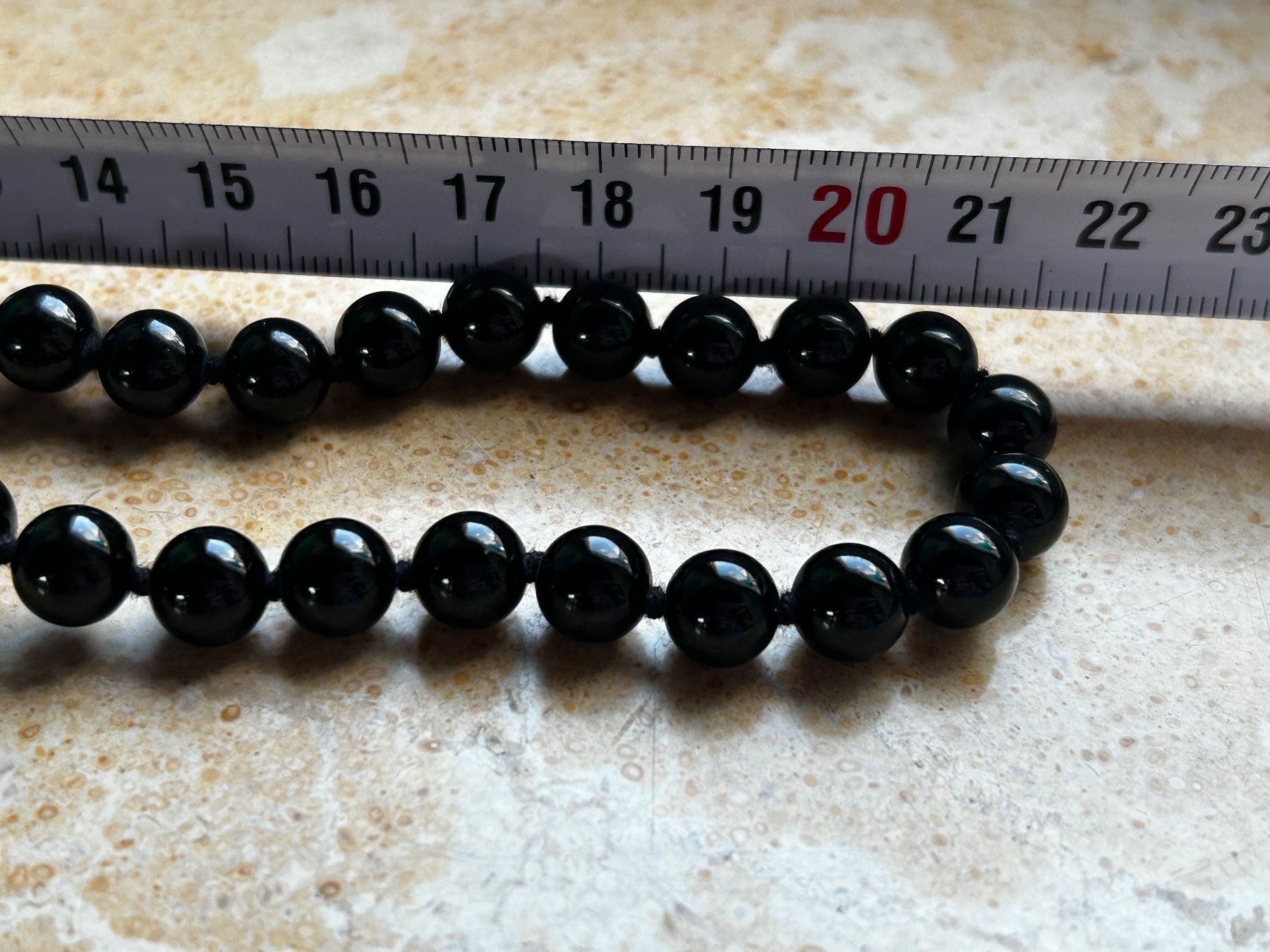 Ketten: Elegante schwarze Perlenkette CHARLESTON – Gebraucht aus Laufen von Bellebellezza 4