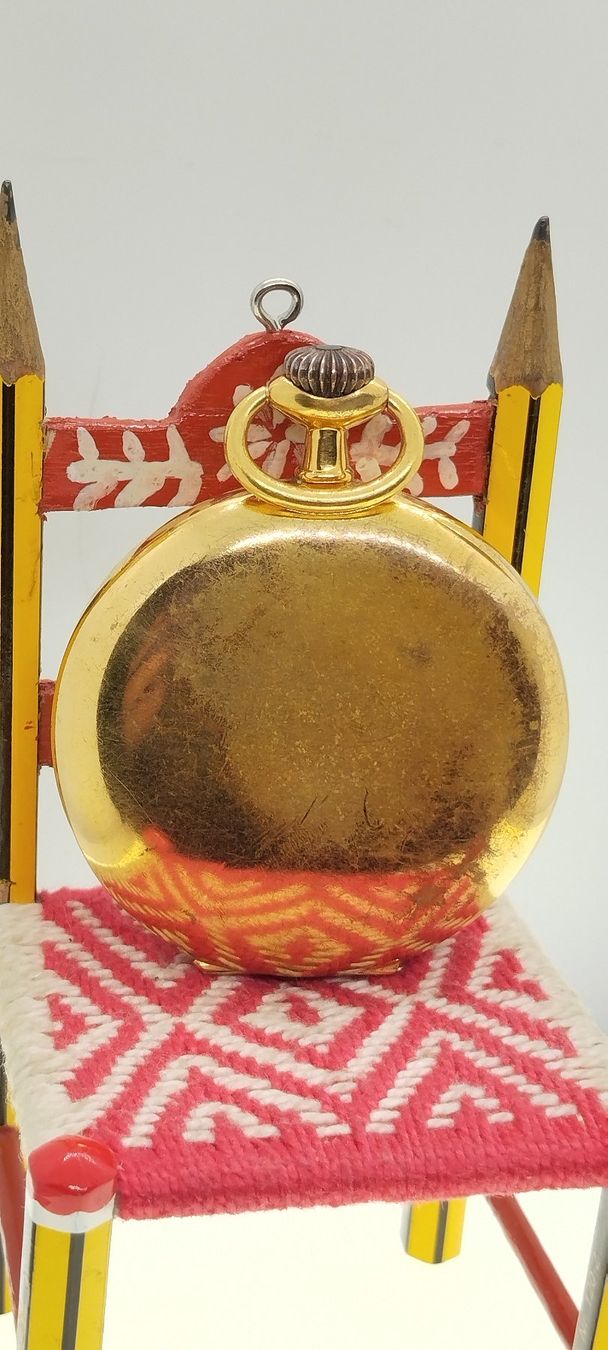 Orologi: montre de poche dorée – Usato da La Chaux-de-Fonds venduto da jac_9llg 2