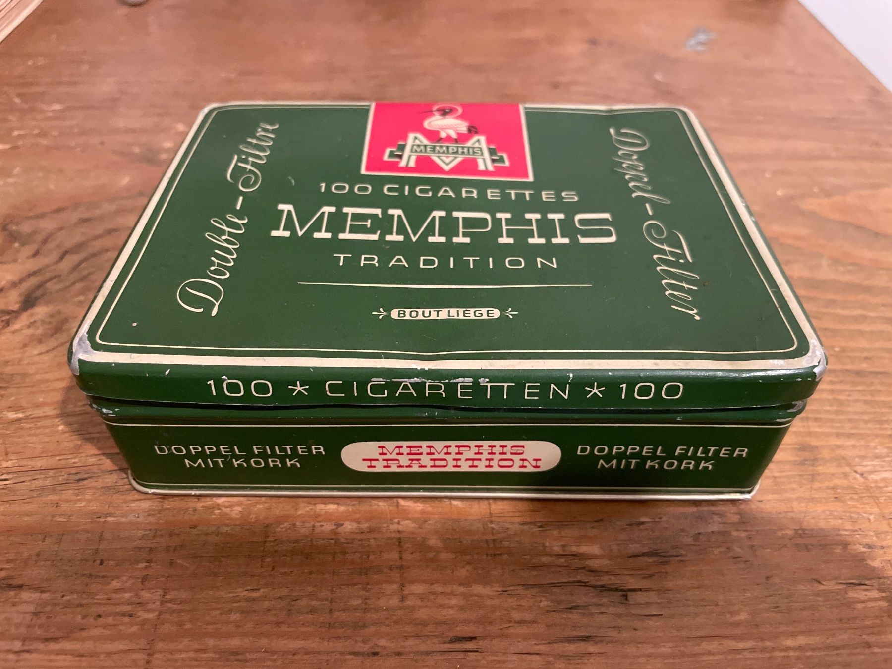 Pots: Antike Memphis Zigarettendose Blechdose, Blechbüchse – D'occasion à Winterthur par cheerio97 1
