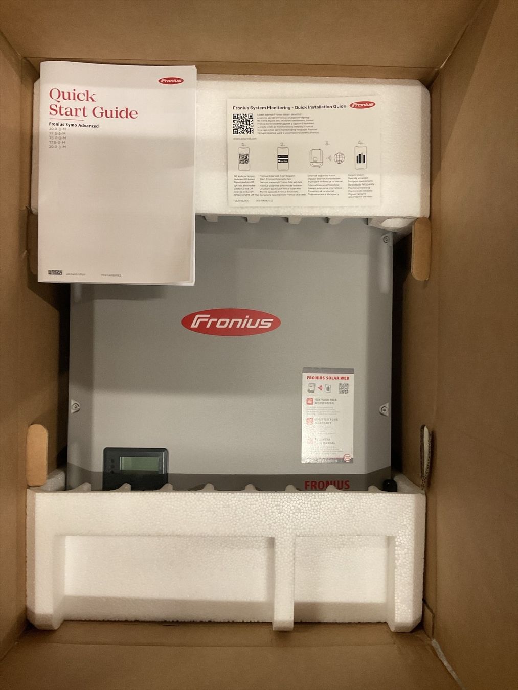 Fronius Onduleurs: Fronius Symo Advanced 12.5-3-M Wechselrichter – Neuf avec emballage d'origine à Basel par Sonnwende-GmbH