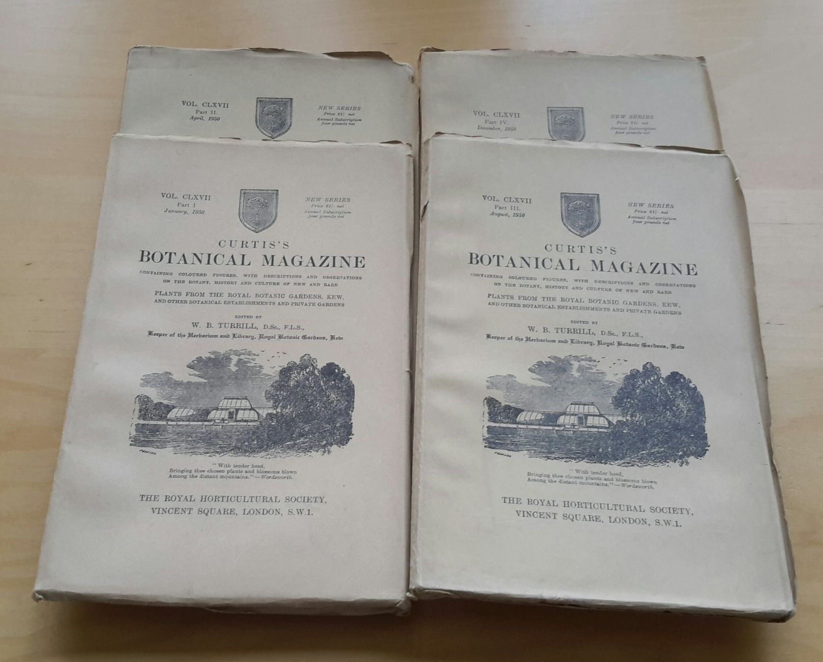 Libri: Curtis's  "Botanical Magazine" , Vol. 167 , 1950 . – Nuovo (secondo la descrizione) da Burgdorf venduto da Olli.34