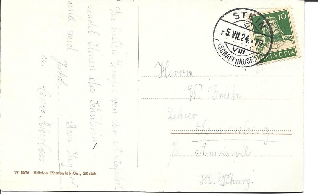 Cartes postales: AK Stein a Rhein – D'occasion à Appenzell par mai25 1