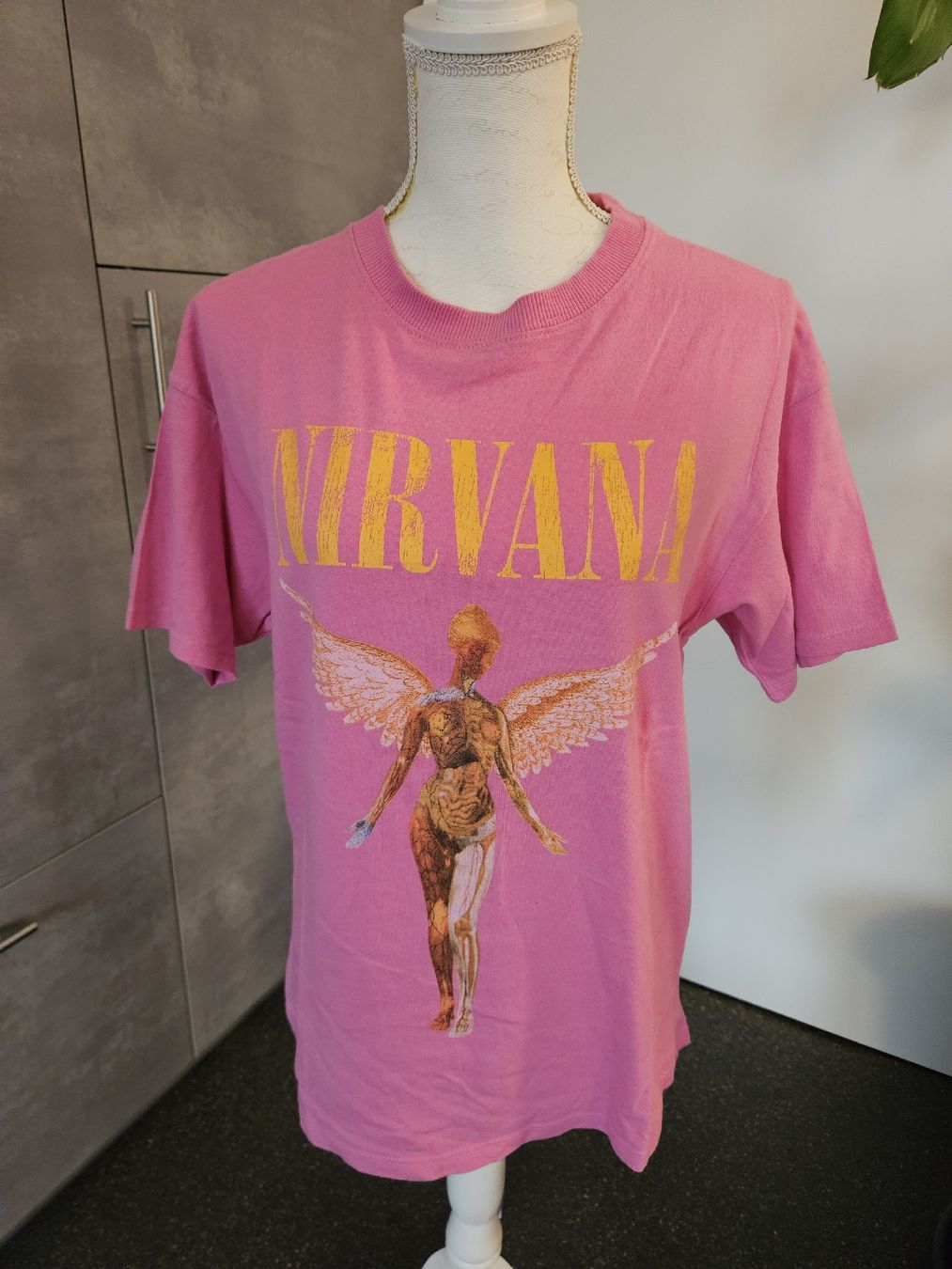 H&M T-Shirts: Nirvana T-Shirt  Divided Grösse S pink – Neu (gemäss Beschreibung) aus Anwil von moosmat