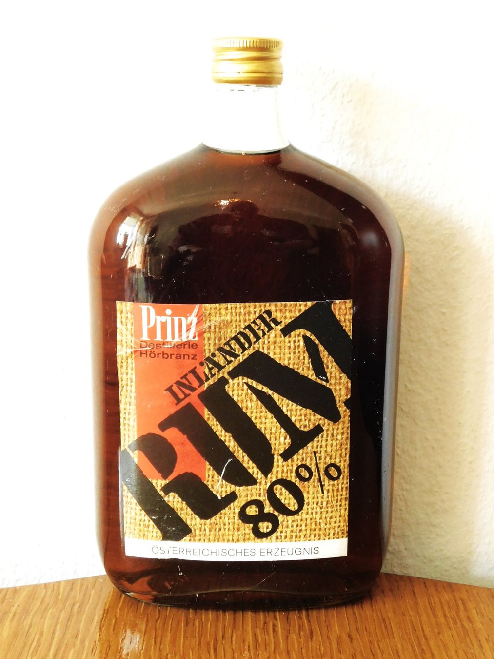 Spirituosen: Rar Inländer Rum 80% 1980 / 90er – Neu (gemäss Beschreibung) aus Emmenbrücke von Ulisse-22
