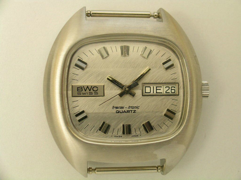 Uhren: B.W.C. - Quartzuhr der 1. Generation – Neu (gemäss Beschreibung) aus Grenchen von esa-9162-9164