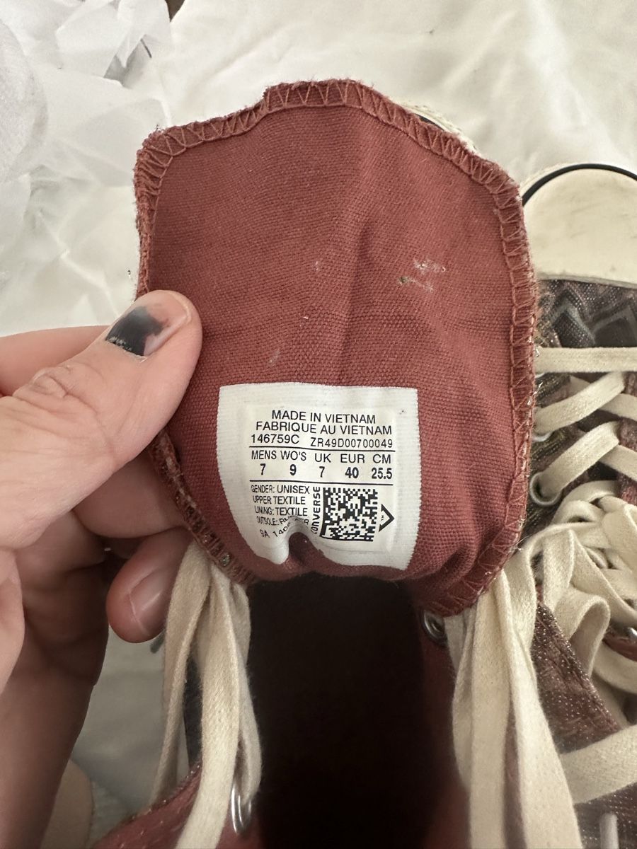 Herrenschuhe: Converse All Star High Top Sneaker gemustert Grösse 40 – Gebraucht aus Heiden von Imocan82 3