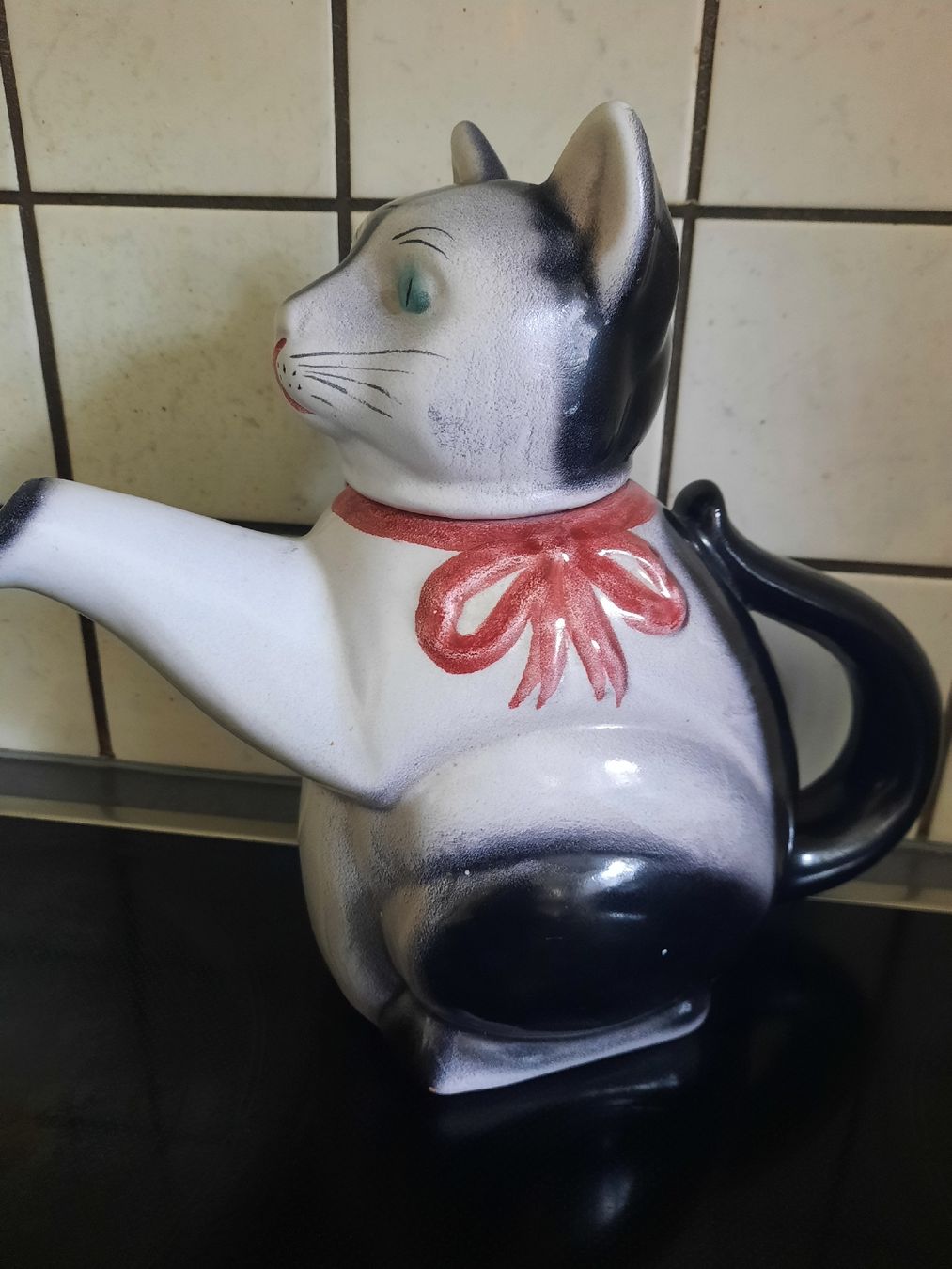 Teekannen: Ancienne THÉIÈRE - CHAT – Gebraucht aus Le Locle von marylise01