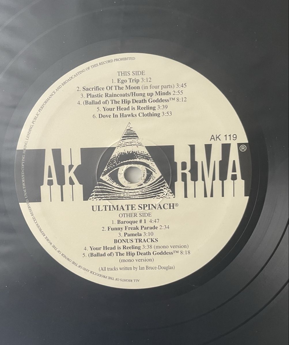 Schallplatten: Ultimate Spinach - same - AKARMA Vinyl LP – Gebraucht aus Olten von Bluespapst 2