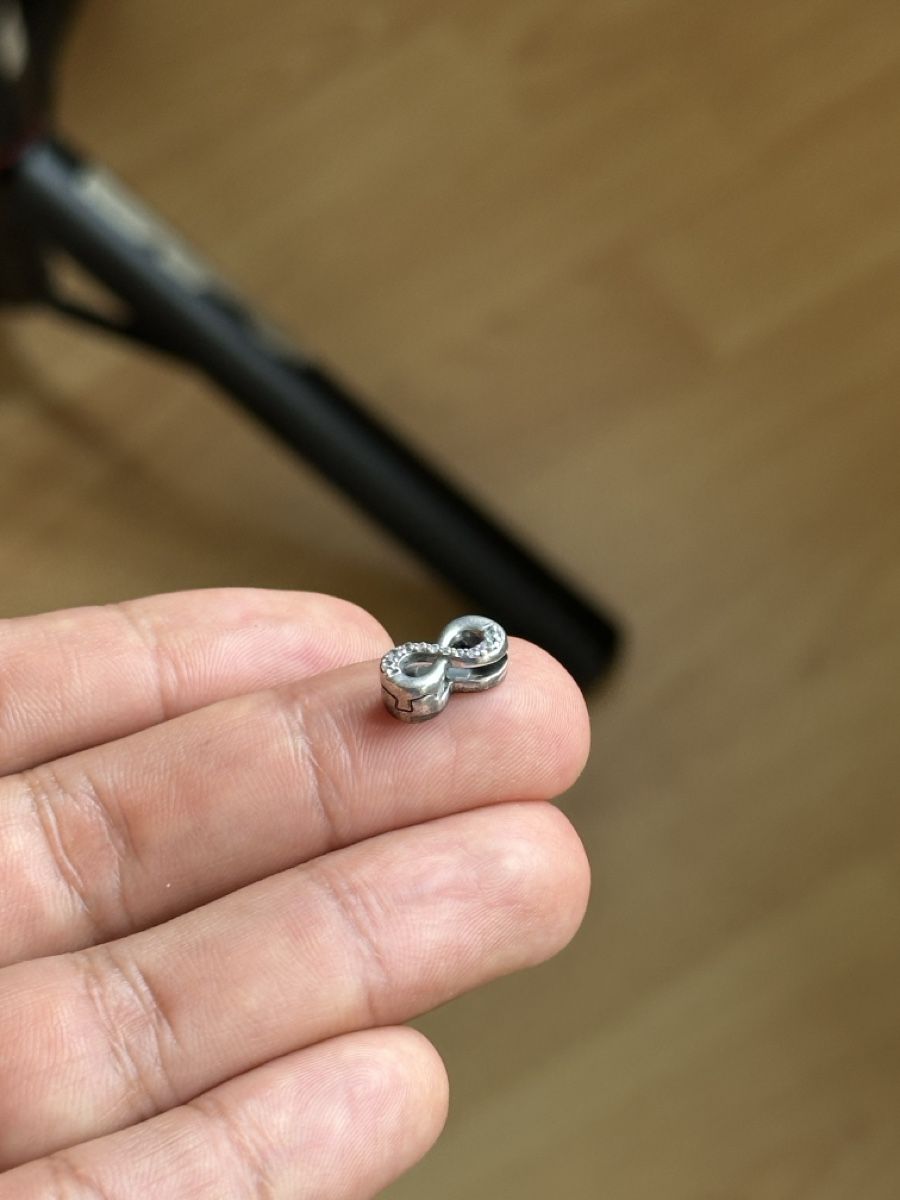 Pandora Ciondoli: Pandora Charm "Infinity" Silber 925 mit Zirkonia Steinen – Usato da Zug venduto da car_fr2j 1