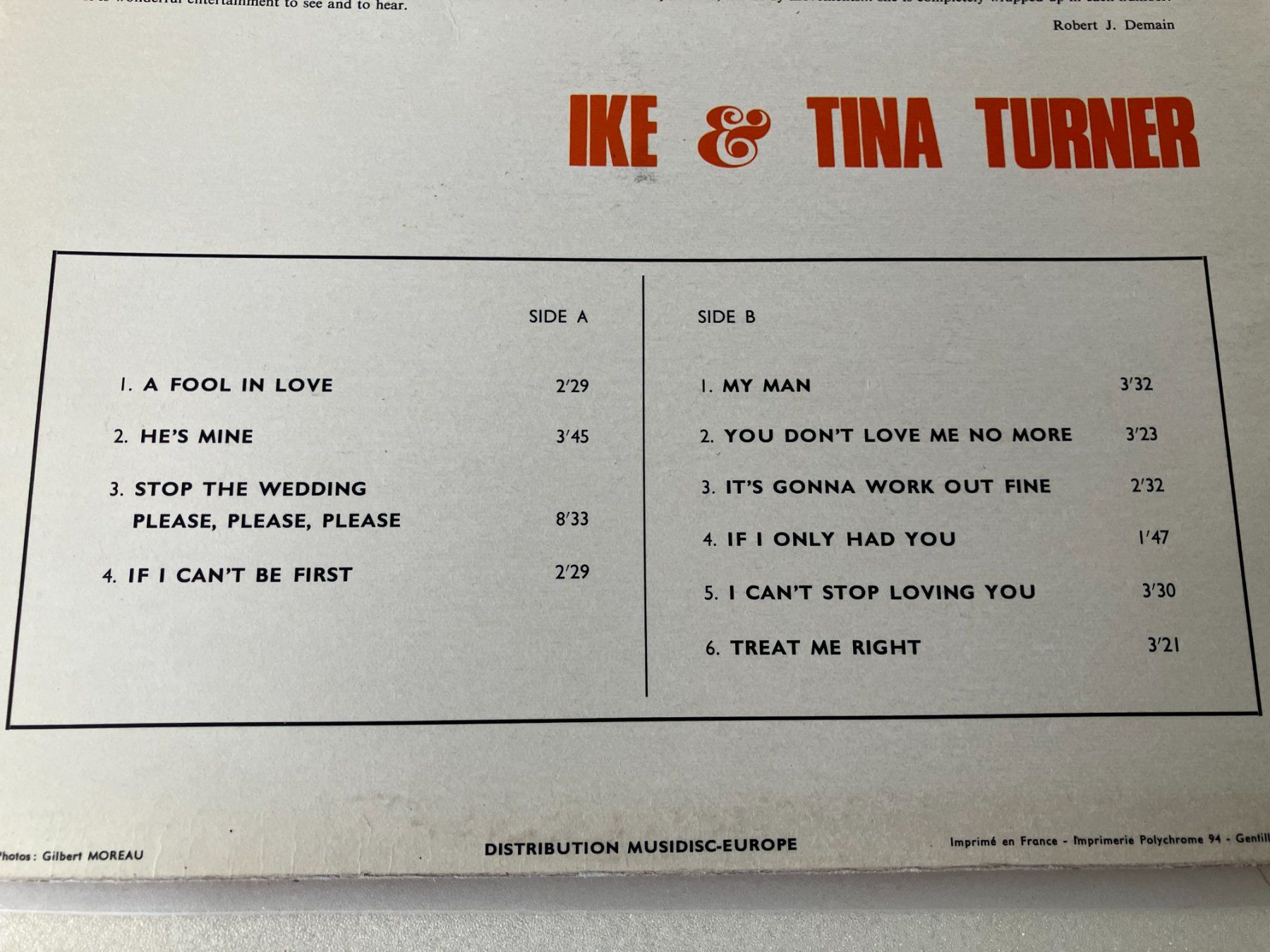 Dischi in vinile: Tina Turner – Usato da Aarwangen venduto da Jukebox3 3