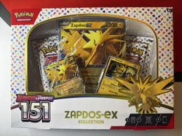 POKÉMON / Zapdos EX 151 Kollektion / OVP-Sealed 🇩🇪