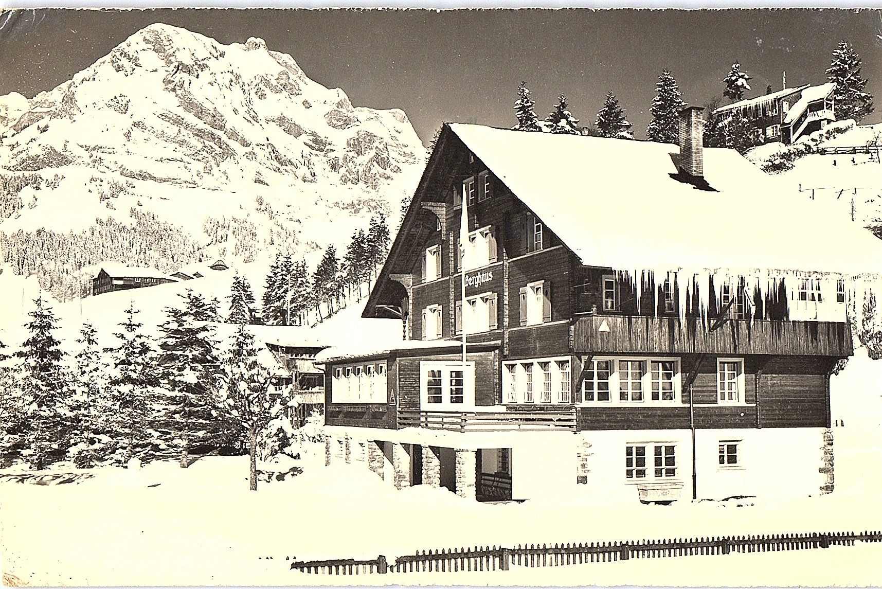 Cartoline postali: AK Berghaus Engelberg – Usato da Würenlos venduto da KKMeister