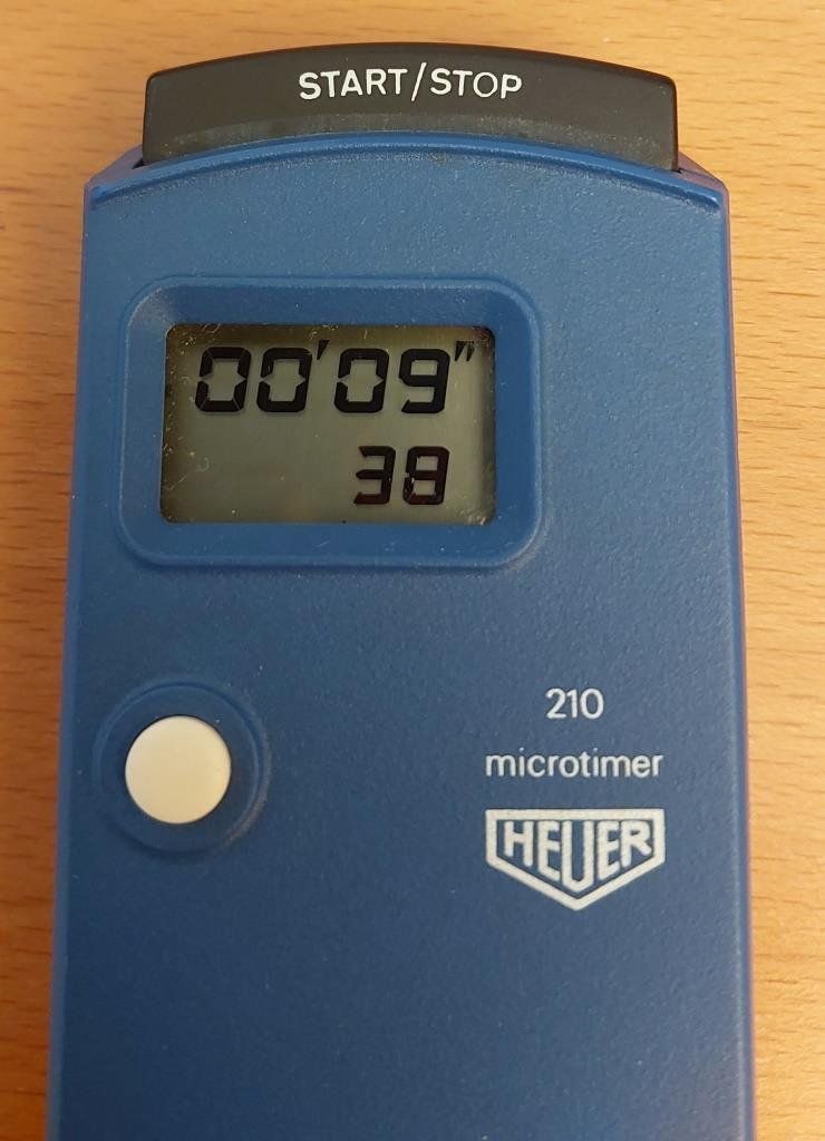 Misurare: Rare Vintage Swiss Heuer Digital Chronometer 210 Microtimer – Usato da Sorengo venduto da eme_wk9w 2