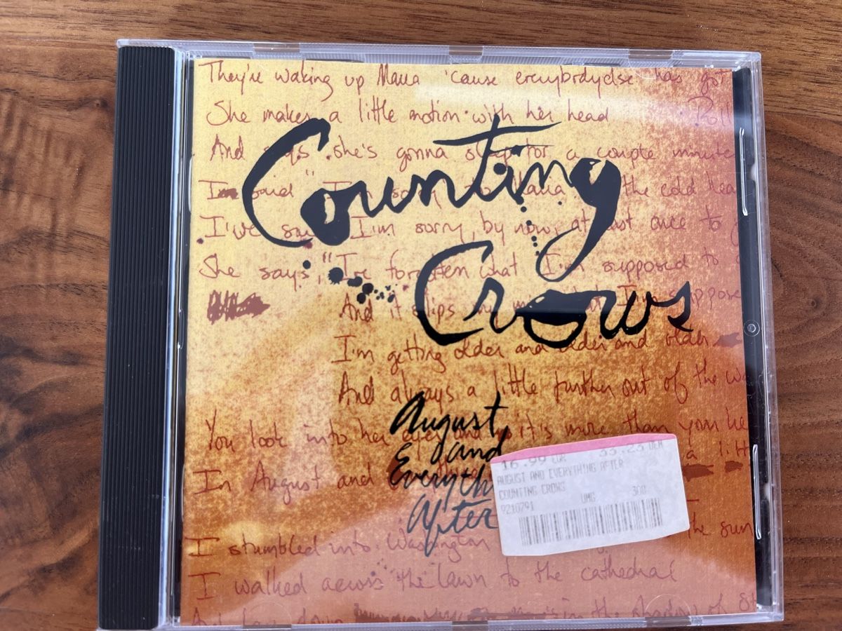 CD: CD Counting Crows- August and Everything After – Usato da Merenschwand venduto da katerchen01