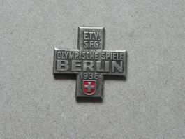Olympiade Abzeichen Brosche Schweiz Berlin 1936 Olympia