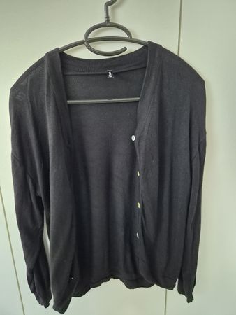 Cardigan/Jäggli Chicorée schwarz Grösse M, ungetragen 