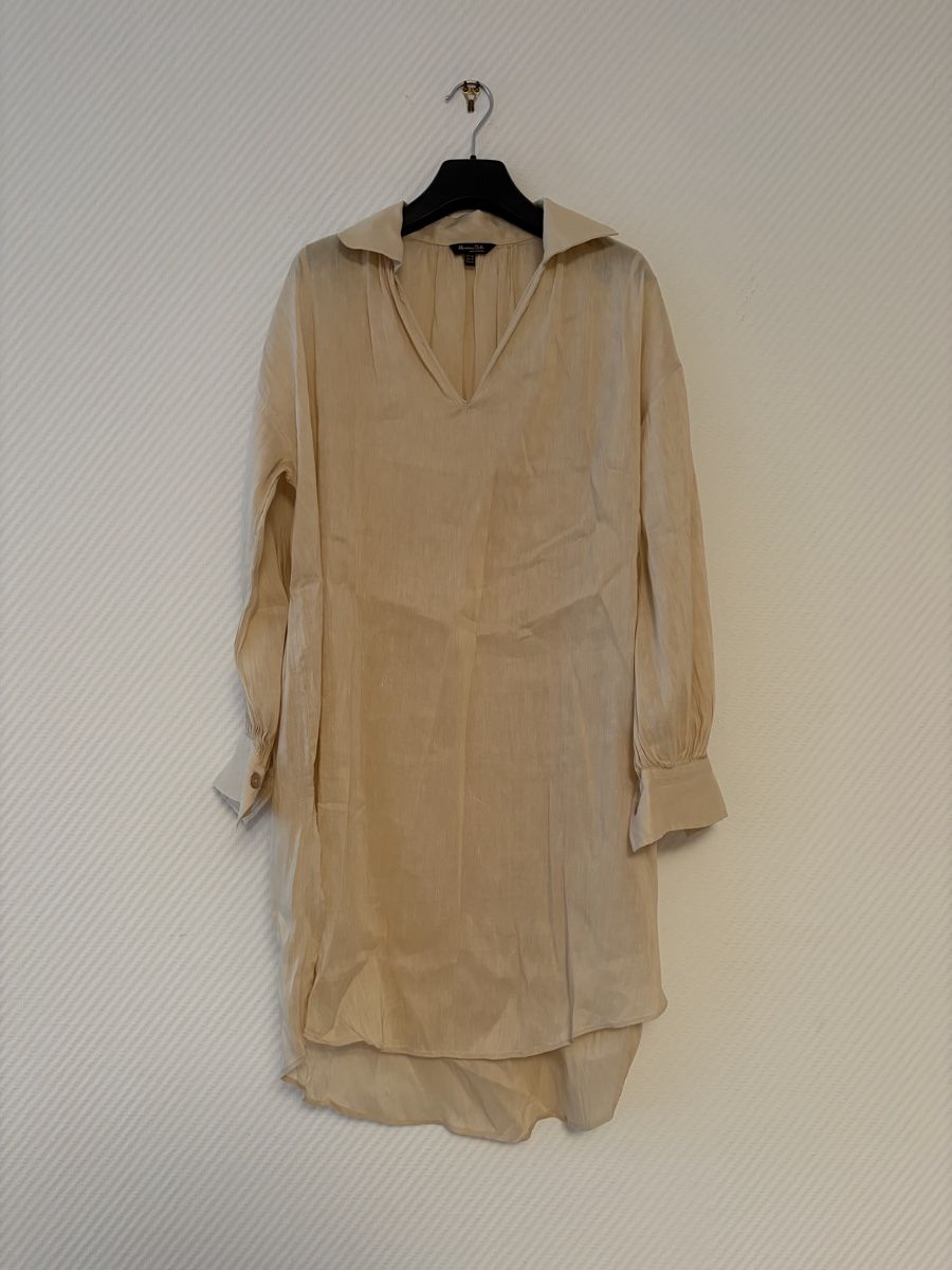 Massimo Dutti Robes: Massimo Dutti Kleid, Leinen/Seide – Neuf (Voir description) à Basel par ew1_rp7f
