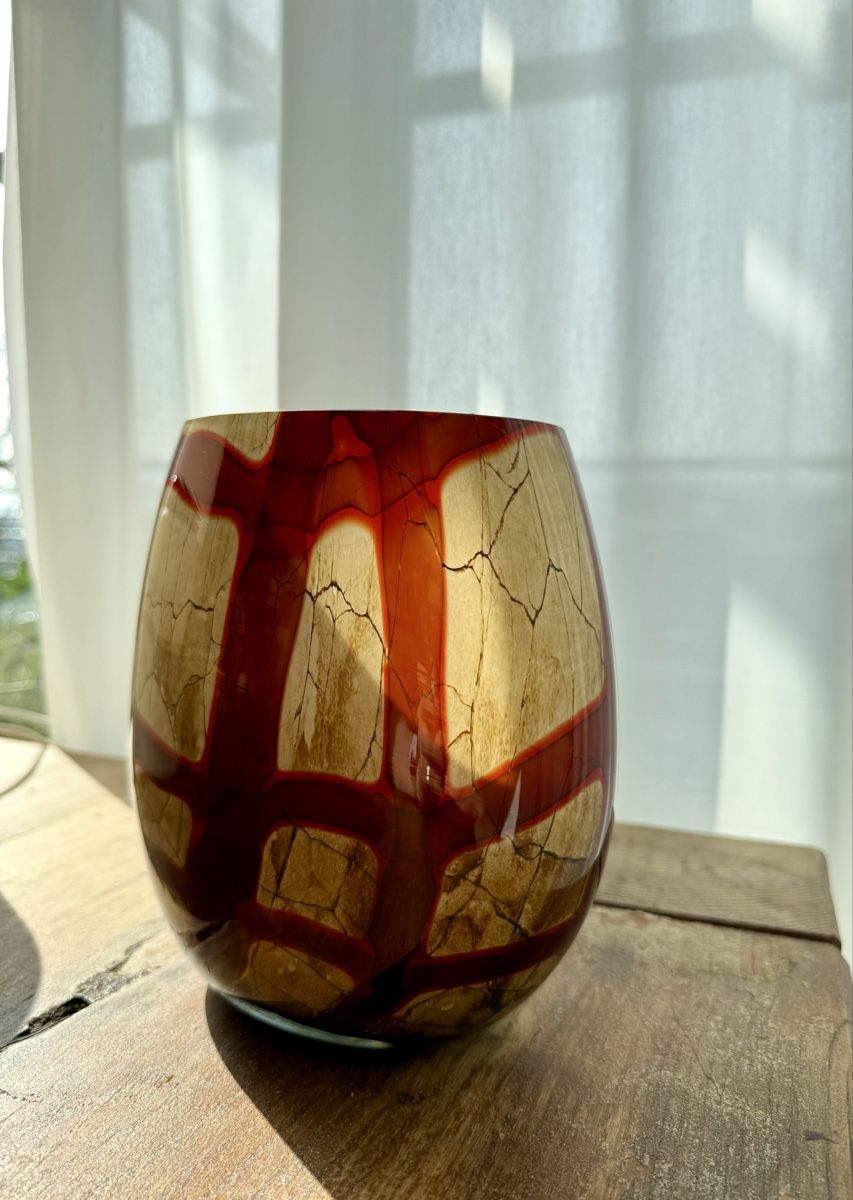 Vasi & Recipienti: Ovale Tischvase beige-rot – Nuovo (secondo la descrizione) da Zürich venduto da cle_7zph 1