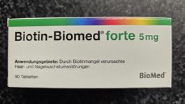 Biotin-Biomed forte Tabletten 5 mg 90 Stück neu