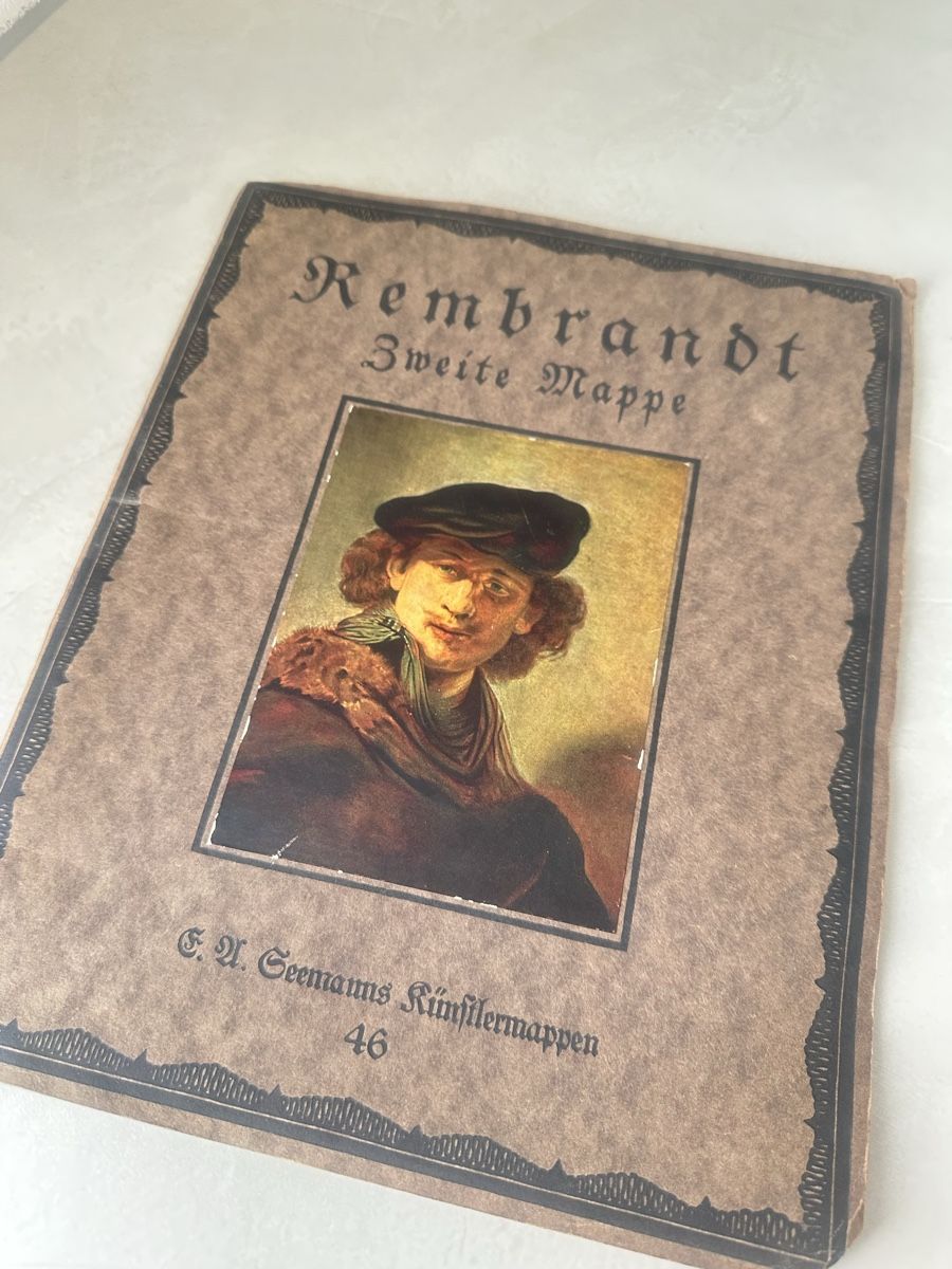 Libri: 2 antike Kunstmappen / Rembrandt / E. A. Seemanns – Usato da Nebikon venduto da Vanessa2003 5