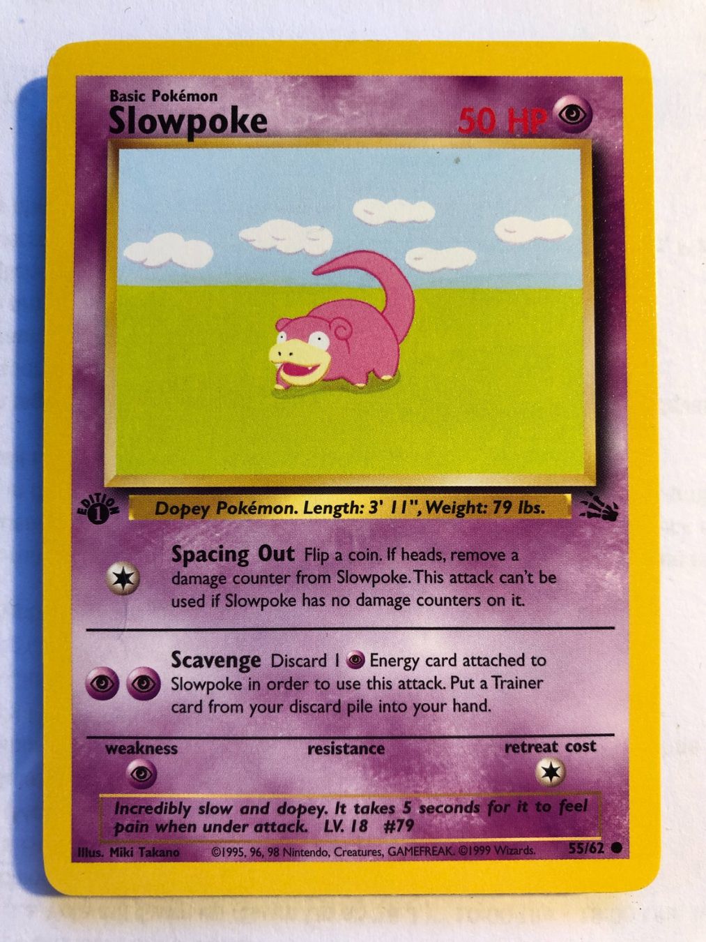 Carte collezionabili: Slowpoke 1st Fossil - MINT - ab 1.- – Usato da Giubiasco venduto da dan_pr8b