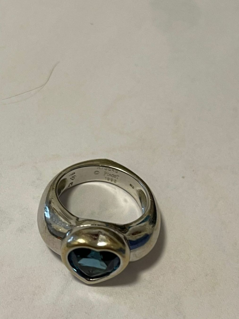 Piaget Anelli: Bague Piaget Coeur Taille 56 – Usato da Pully venduto da Occasions-luxe.Golay 4