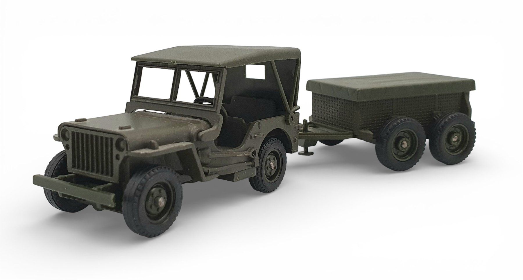 Solido Modellautos: Solido Willys Jeep mit Anhänger – Neu und originalverpackt aus Flawil von JaguarXJSHE 1