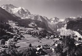 Wengen Jungfrau und Breithorn  1962