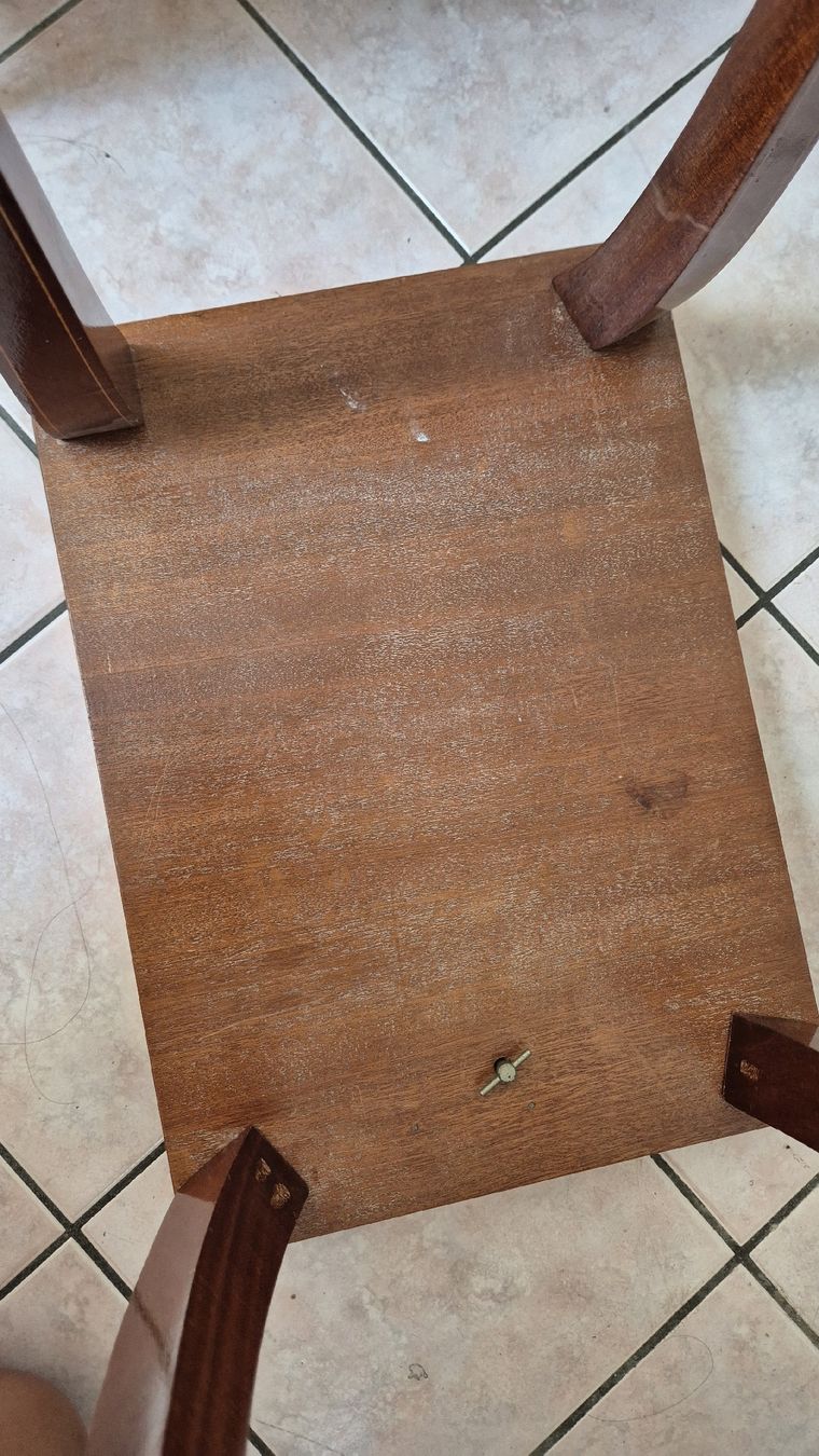 Tavoli: Table à ouvrage ancienne avec marqueterie  – Usato da Versoix venduto da Lenas9 4