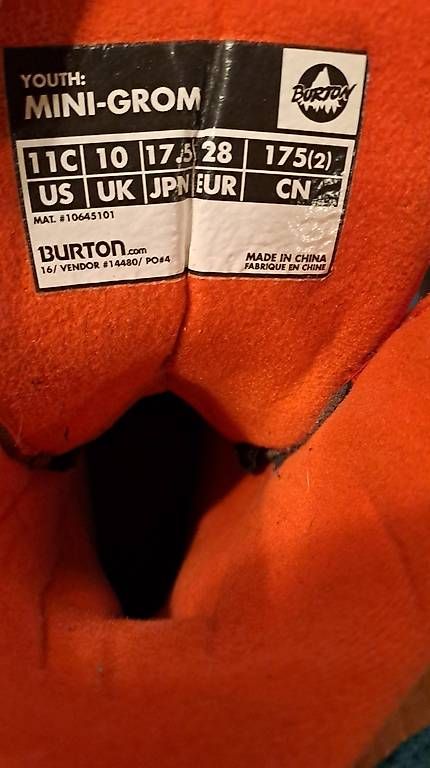 Burton Schuhe für Jungen: Burton Snowboard Schuhe Gr.28 – Gebraucht aus Oberrieden von Raja011 5