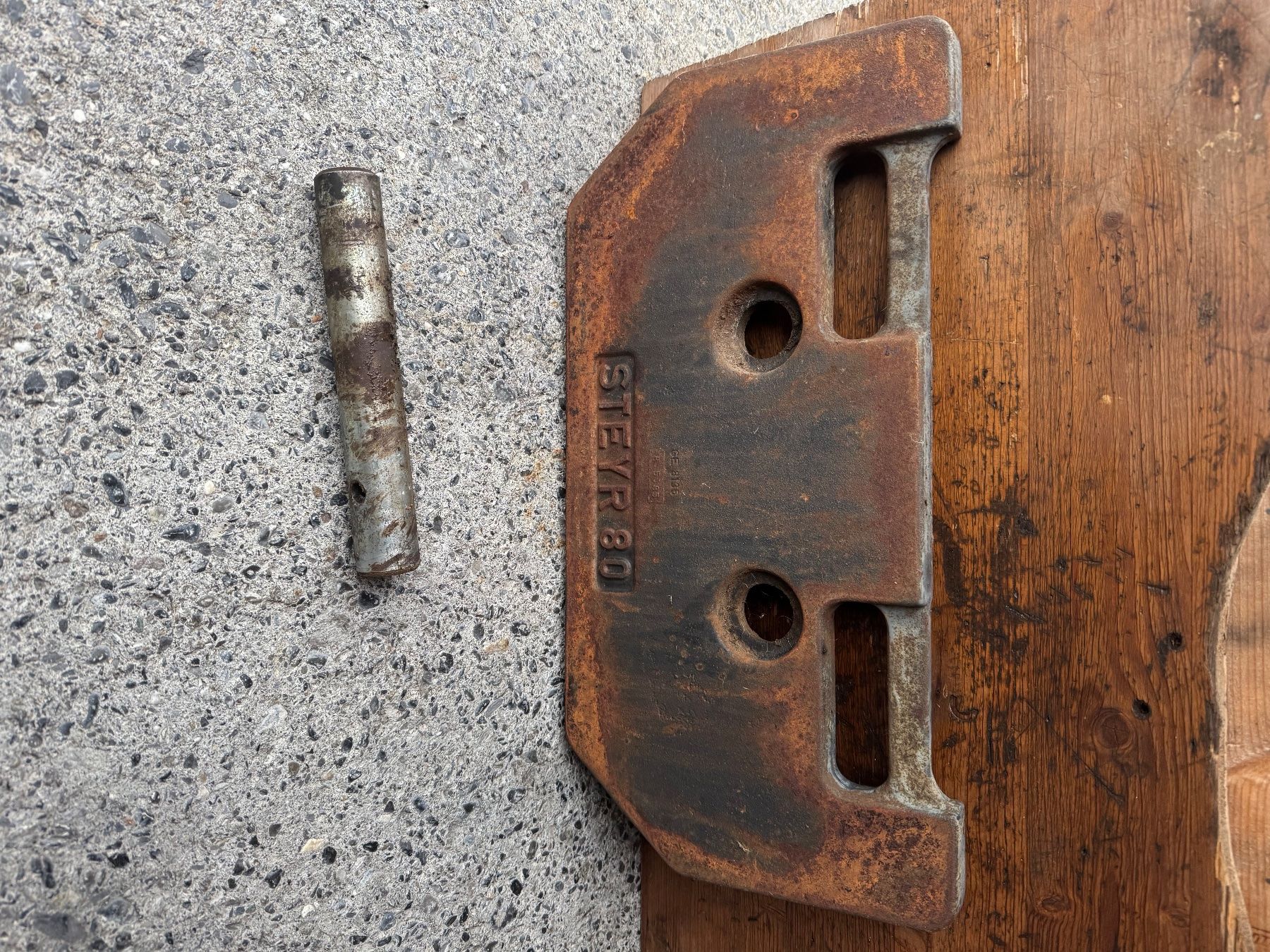 Steyr Trattori: Steyr Frontgewicht Serie 80 – Usato da Engelberg venduto da Marcel_1987