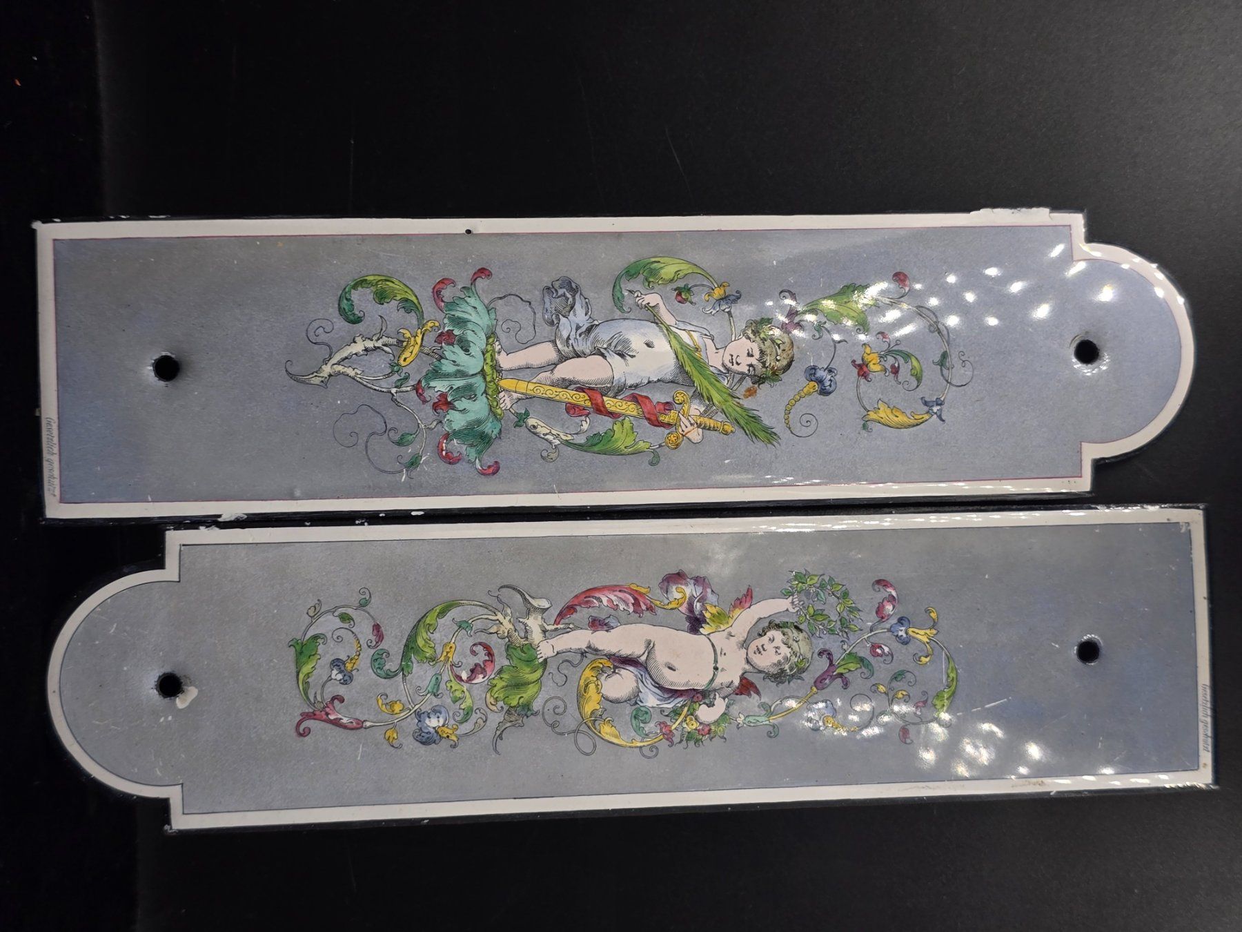 Insegne: 2 Metallschilder mit Emailbemalung – Usato da Rorschacherberg venduto da snOOpydOg11 4