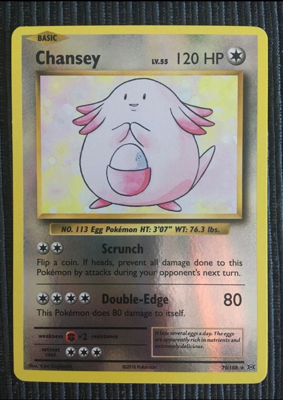 Pokémon Carte collezionabili: Pokemon Chansey Reverse Holo XY Evolutions – Nuovo (secondo la descrizione) da Hütten venduto da yve_tf69