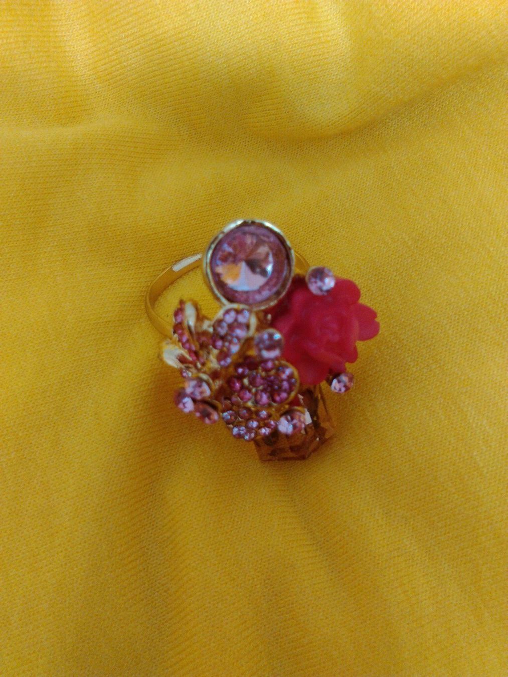 Ringe: RING MODESCHMUCK;;MIT KRISTALL – Neu (gemäss Beschreibung) aus Basel von bijoutrie_4 7