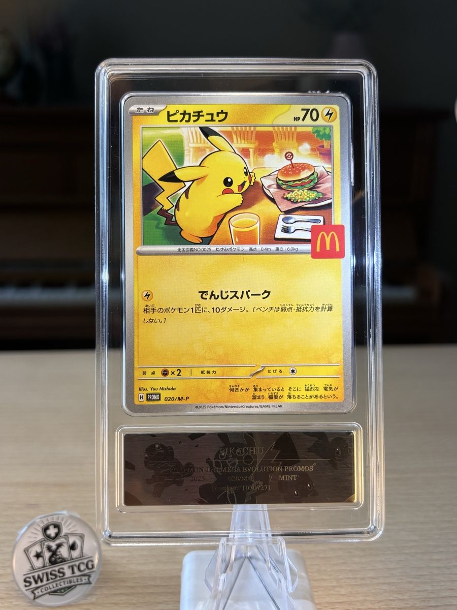 Pokémon Carte collezionabili: Pokémon Pikachu 020/M-P Promo – Nuovo (secondo la descrizione) da Liebefeld venduto da Swiss-TCG