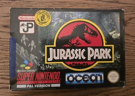 SNES jurassic Park boîte + cartouche 