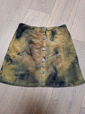 highwaist mini rock Batik ethno Gr s