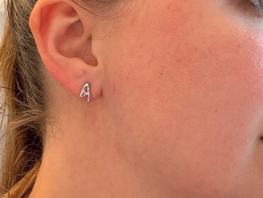 Orecchini pendenti & Orecchini a lobo: Ohrstecker Silber 925 Zirkonia – Nuovo e nell'imballaggio originale da Zug venduto da gold.schmuck 1