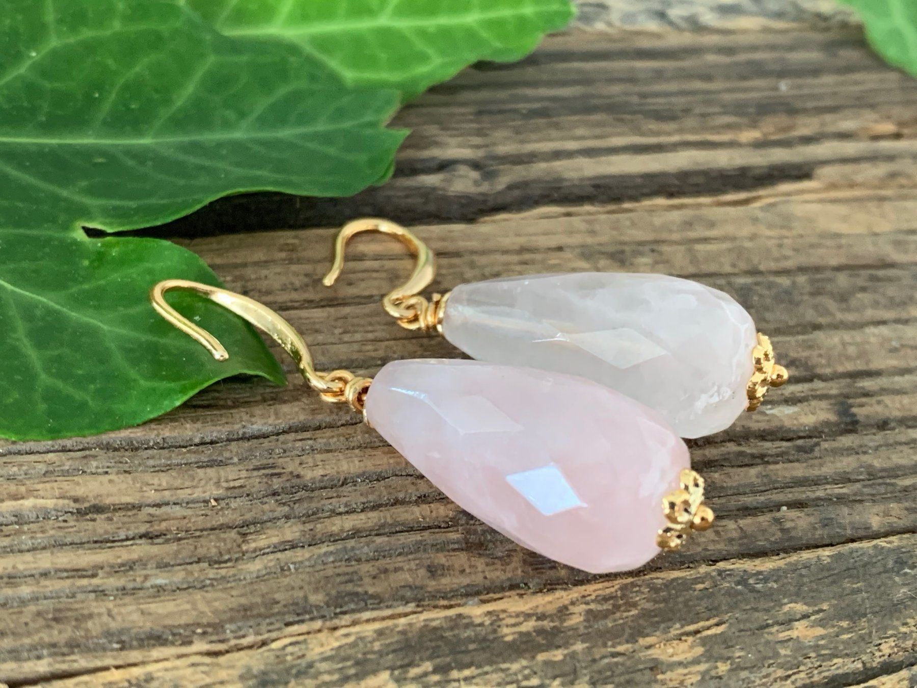 Orecchini pendenti & Orecchini a lobo: Traumhaft schöne ROSENQUARZ Ohrhänger – Nuovo e nell'imballaggio originale da Rombach venduto da Ivreajewels 3